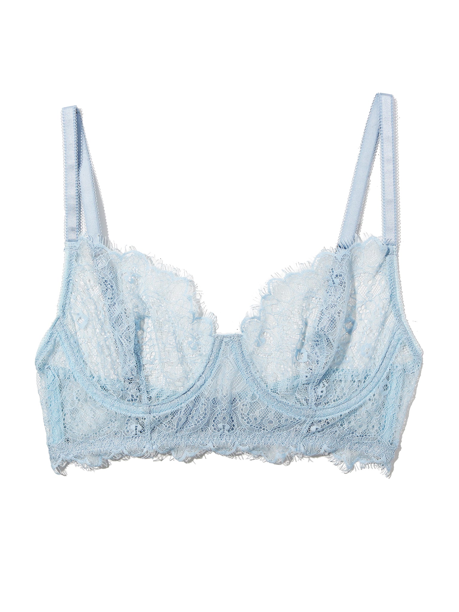 Sheer Seduction Underwire Bra Touch The Sky Blue Sale