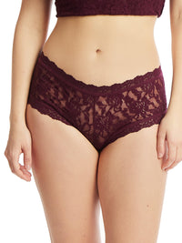 Signature Lace Boyshort Dried Cherry Red Sale