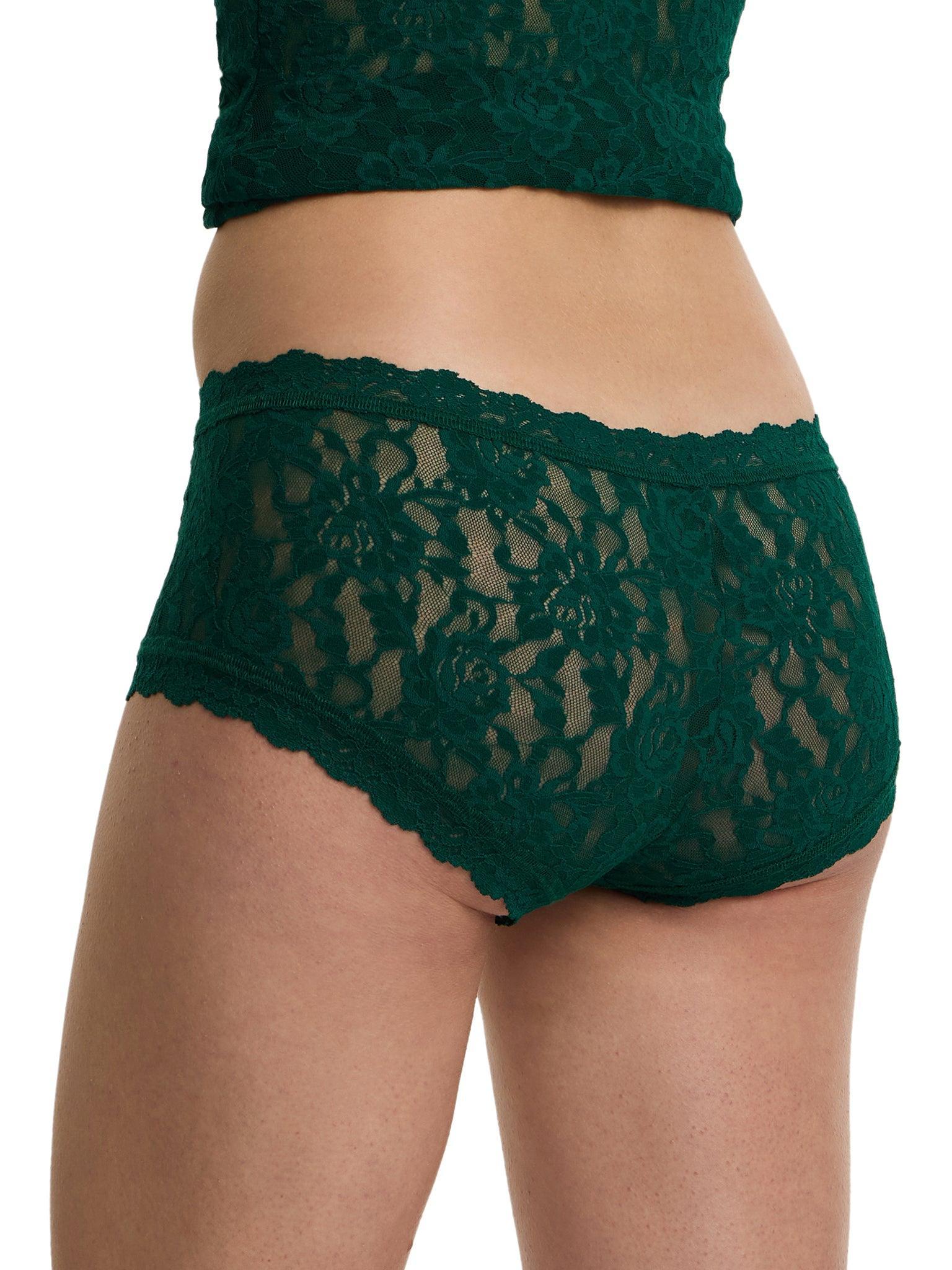 Signature Lace® Boyshort Spruce Green