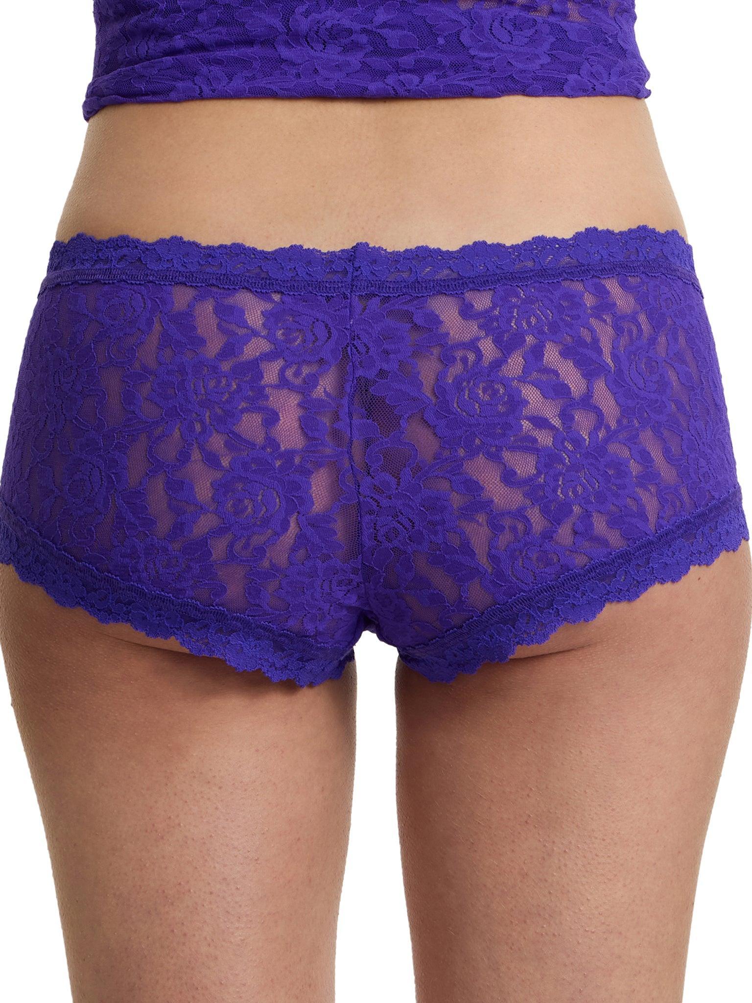 Signature Lace Boyshort Verbena Purple