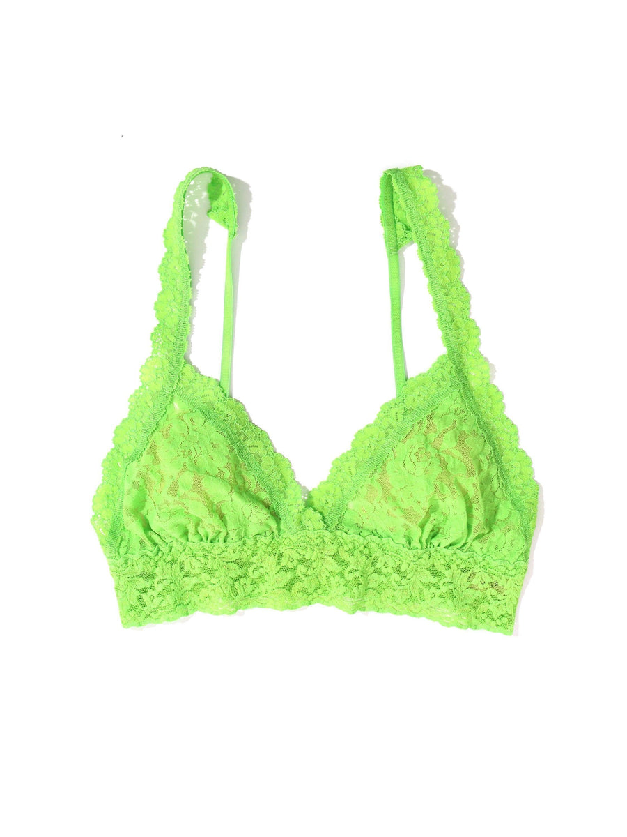 Signature Lace® Crossover Bralette Lush Green Sale