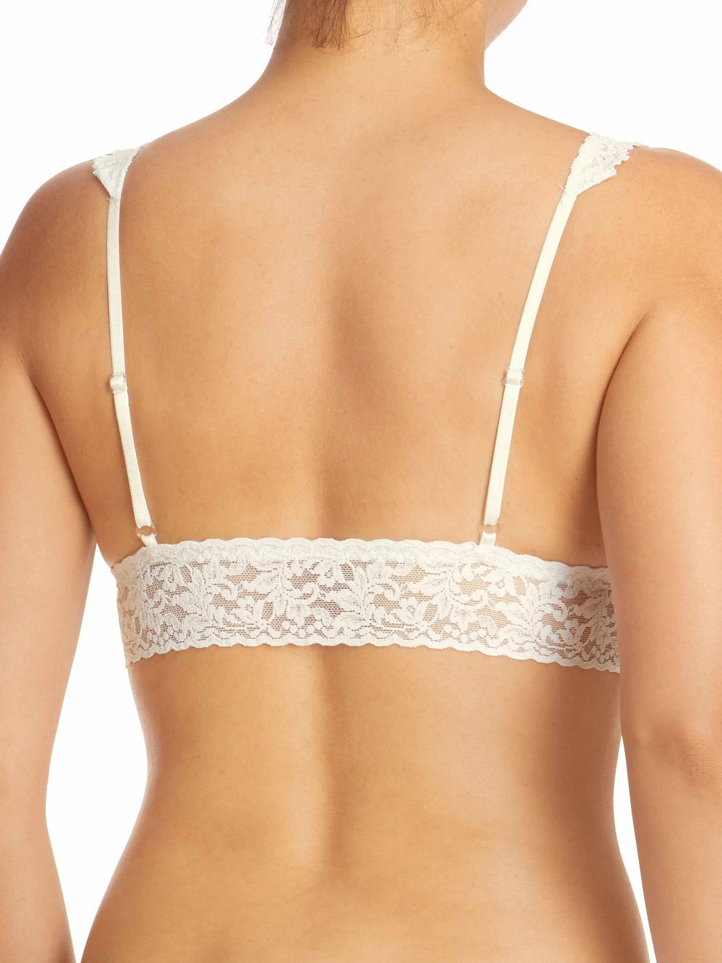 Signature Lace® Crossover Bralette Marshmallow Sale