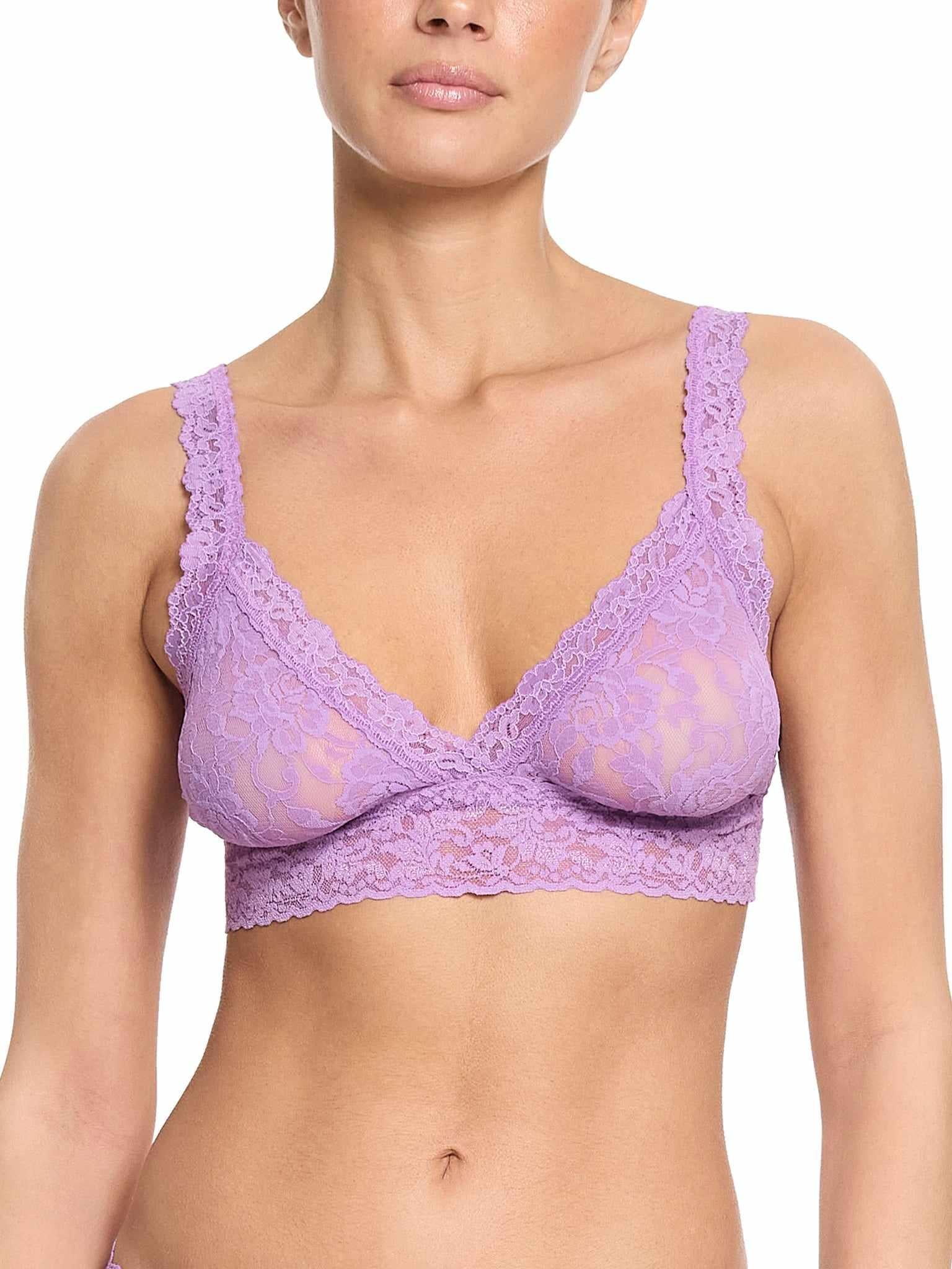 Signature Lace® Crossover Bralette Venus Purple Sale