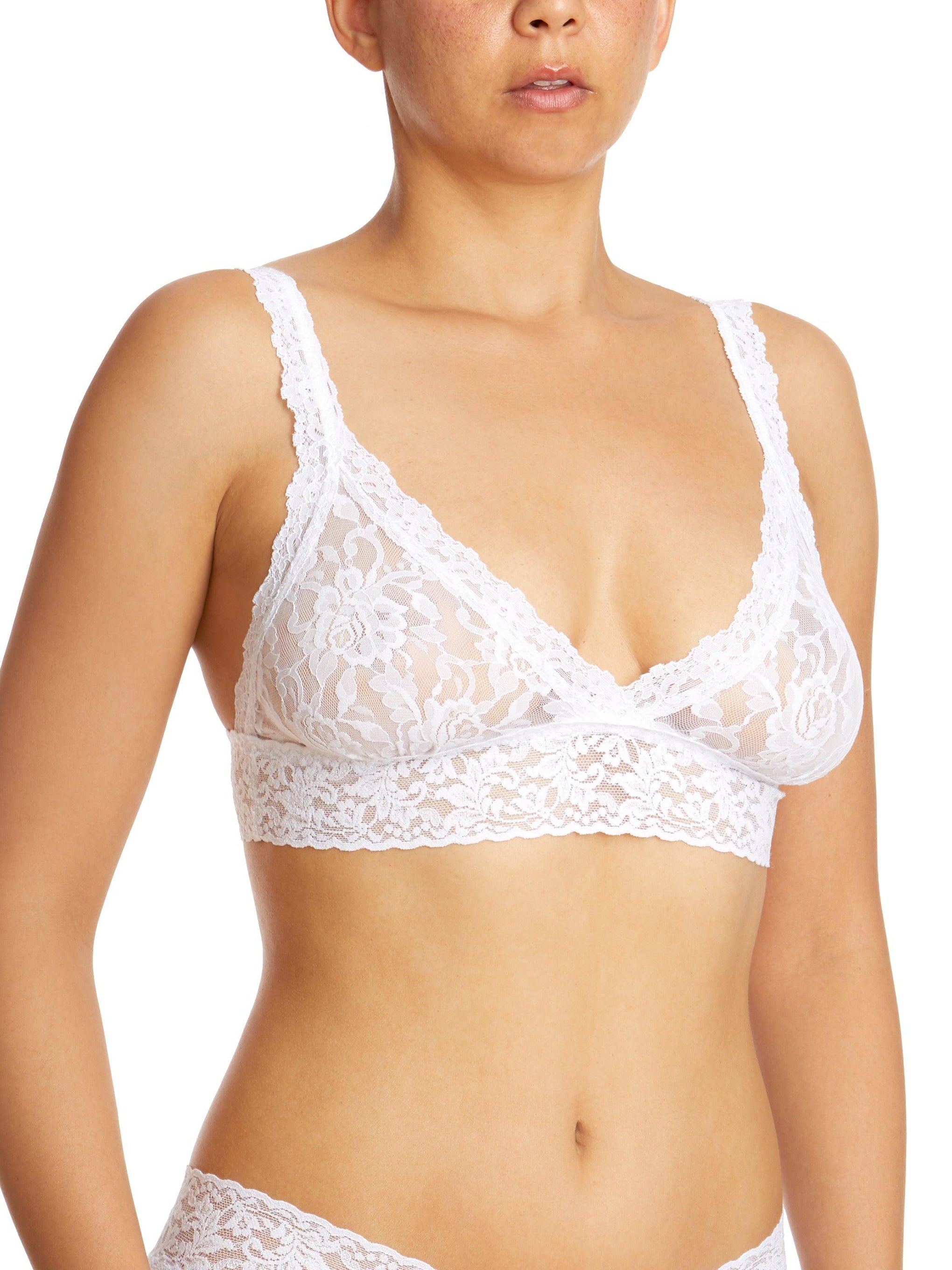 BE CHICK - White bra Satin BeChick ❤ - BeChick - Lace - Lingerie - Bralettes,  Lingerie
