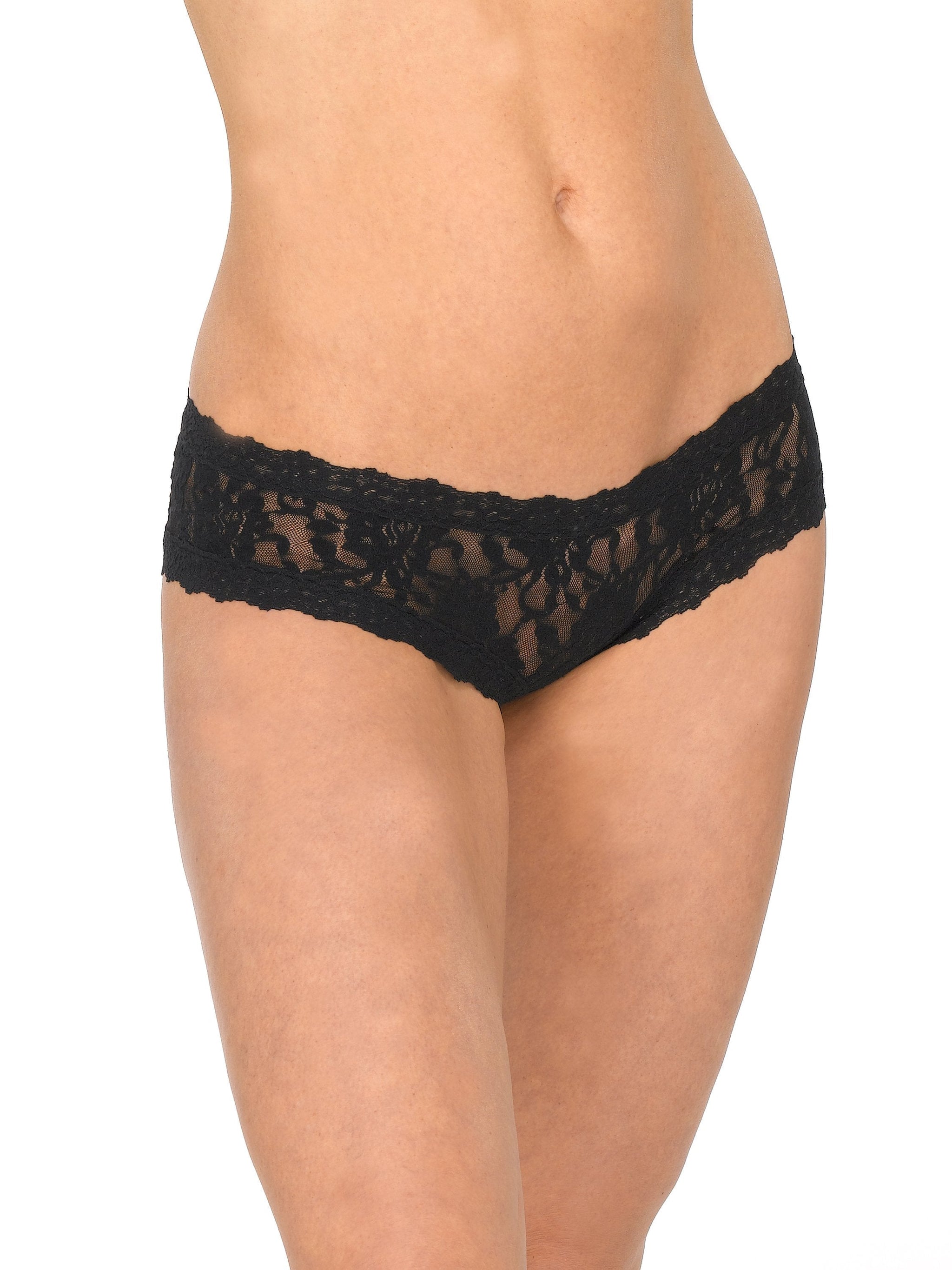 Signature Lace Crotchless Cheeky Hipster