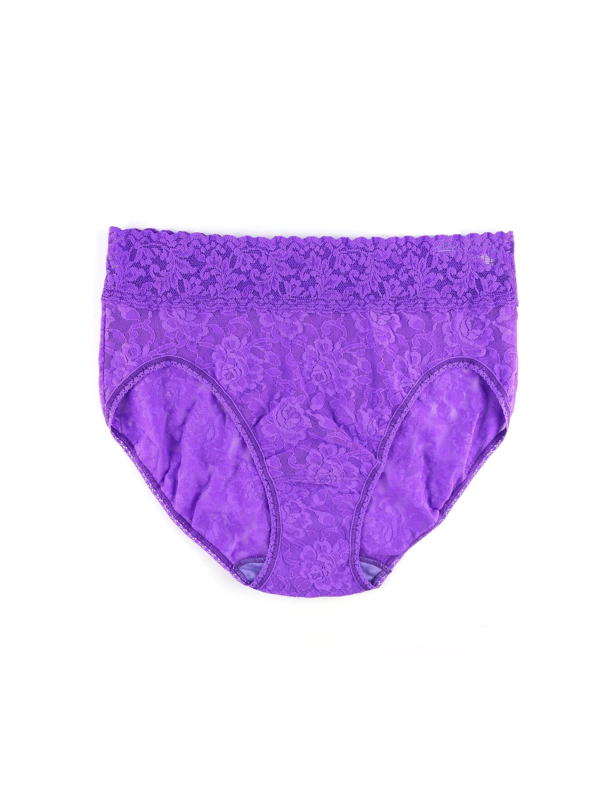 Signature Lace French Brief Vivid Violet Purple Sale