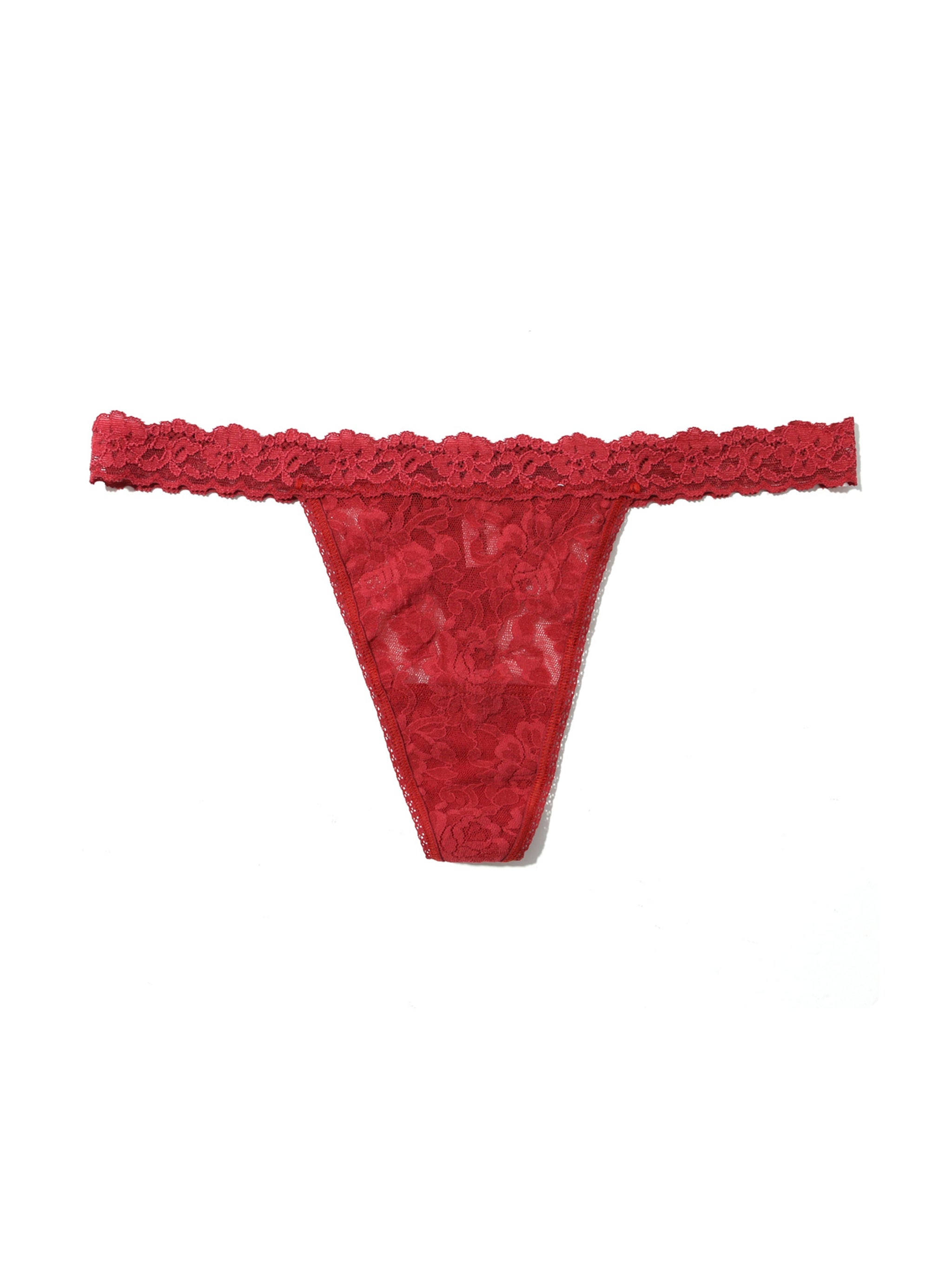 Signature Lace G-String Burnt Sienna Red