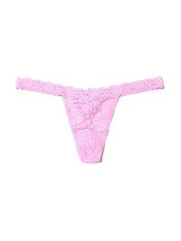 Signature Lace G-String Cotton Candy Pink