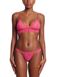 Signature Lace G-String Morning Glory Pink
