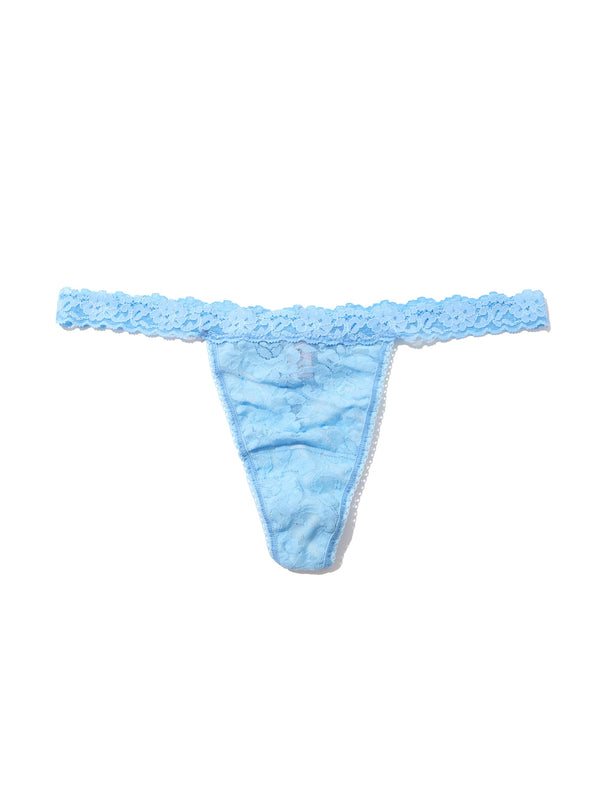 Signature Lace G-String Partly Cloudy Blue