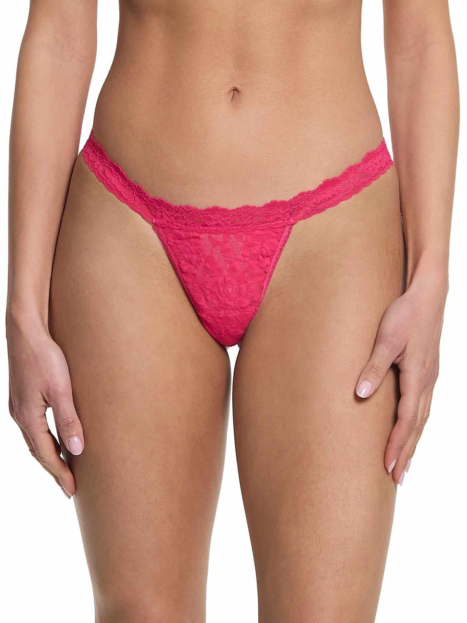 Signature Lace® G-String Sweet Tart Pink Sale