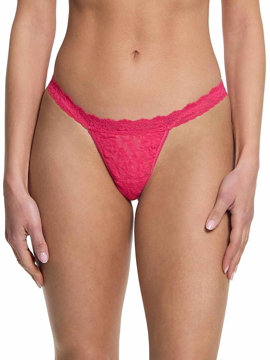 Signature Lace® G-String Sweet Tart Pink Sale