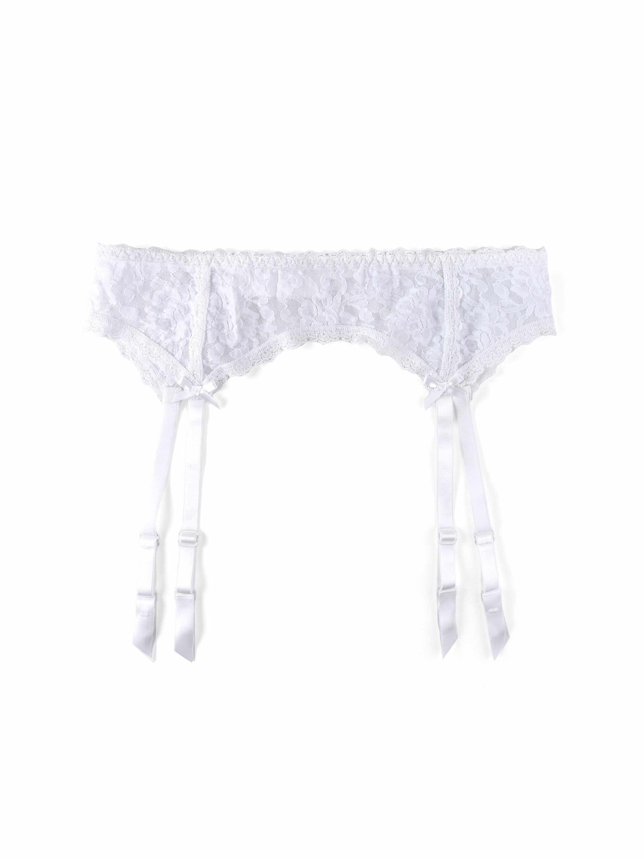 hanky panky lace garter belt Amazon.com: Hanky Panky Women's Dauphine Garter Belt White Lingerie MD :  Clothing, Shoes & Jewelry