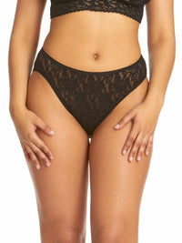 Signature Lace® High Cut Brief Black  Black Friday Sale