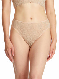 Signature Lace High Cut Brief Chai Sale