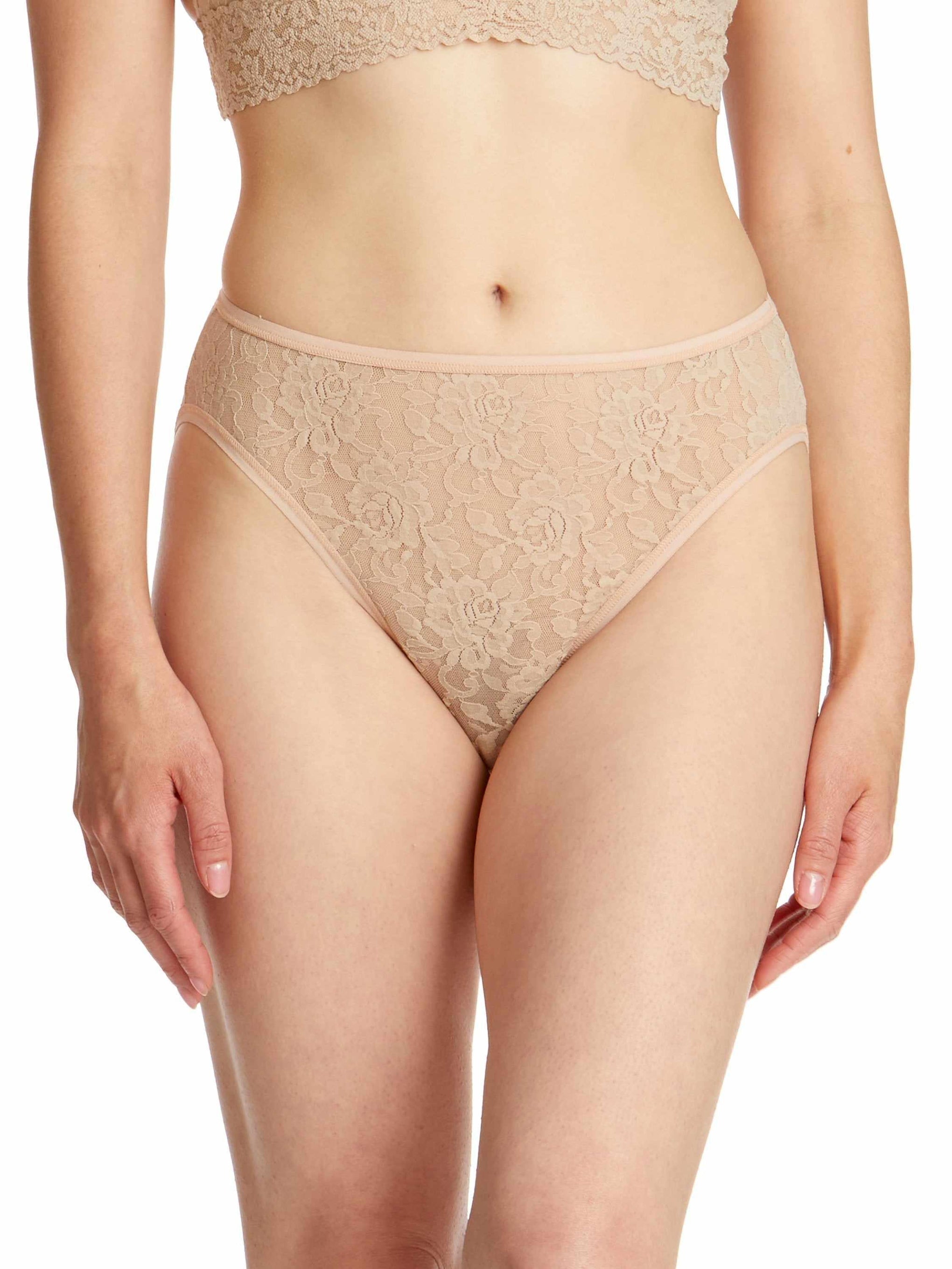 Signature Lace High Cut Brief Chai Sale