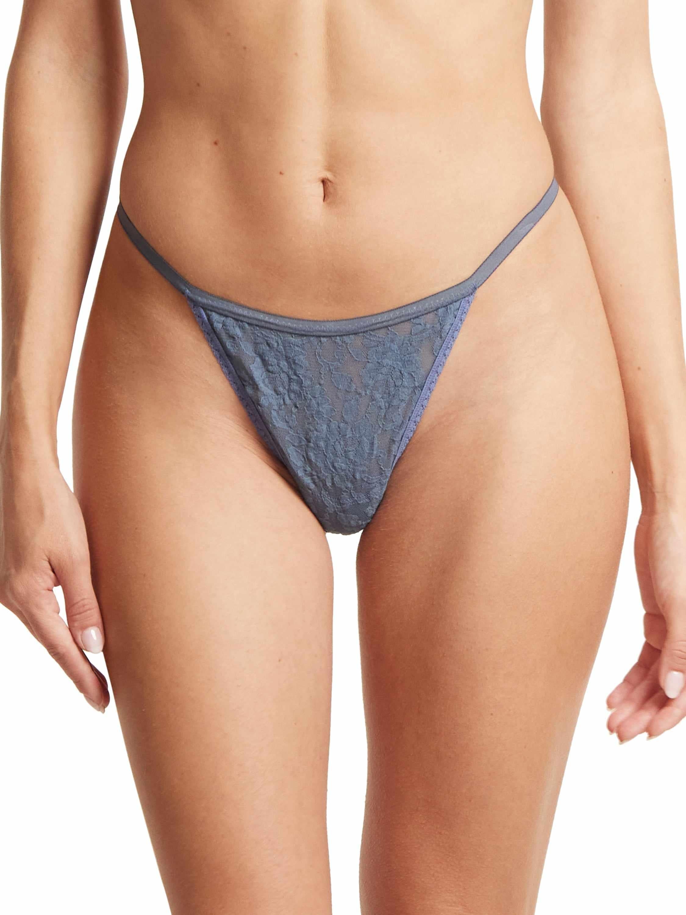 Signature Lace® High Rise G-String Tour Guide Blue Sale