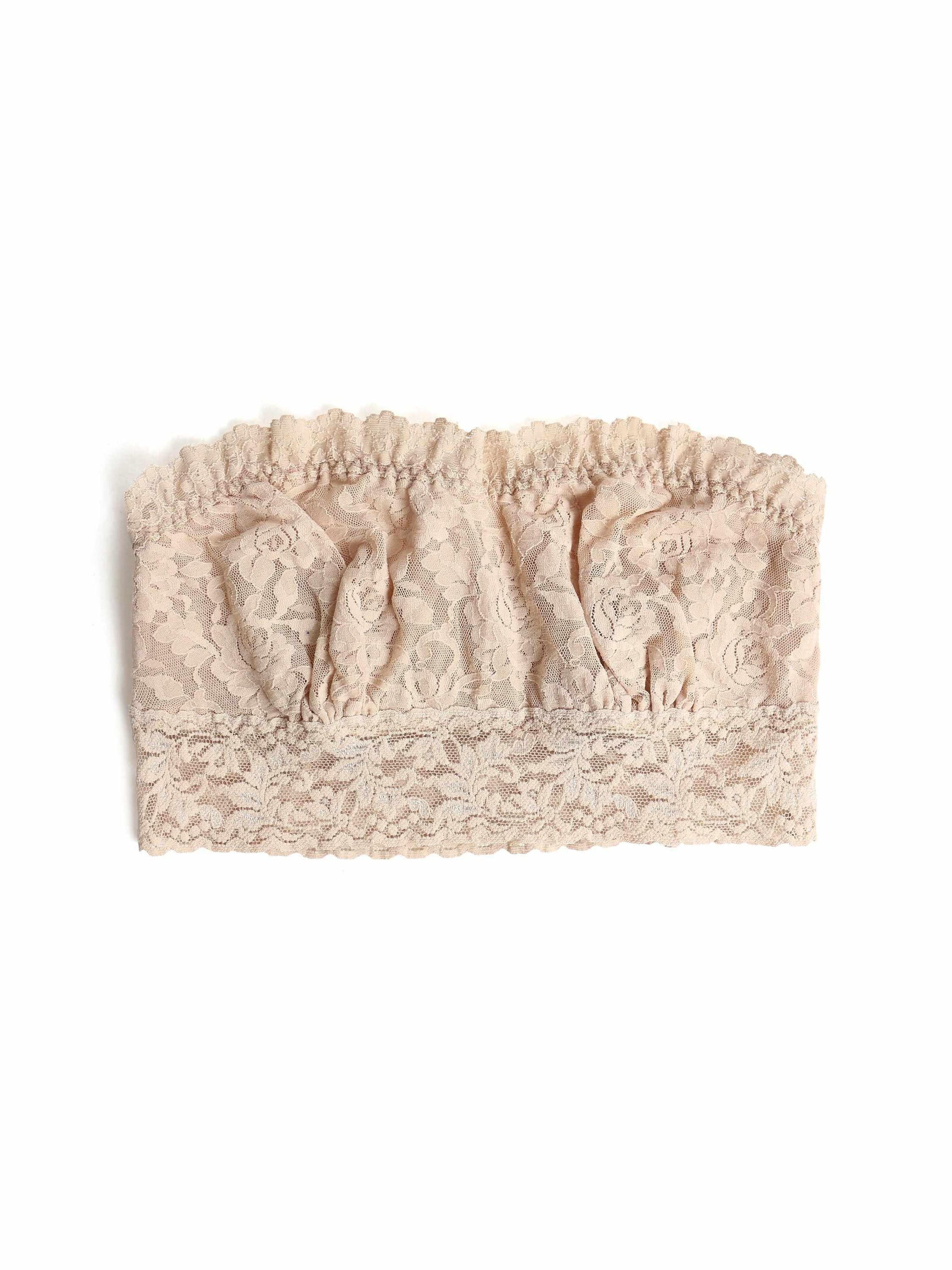 Signature Lace® Lined Bandeau Bralette Chai