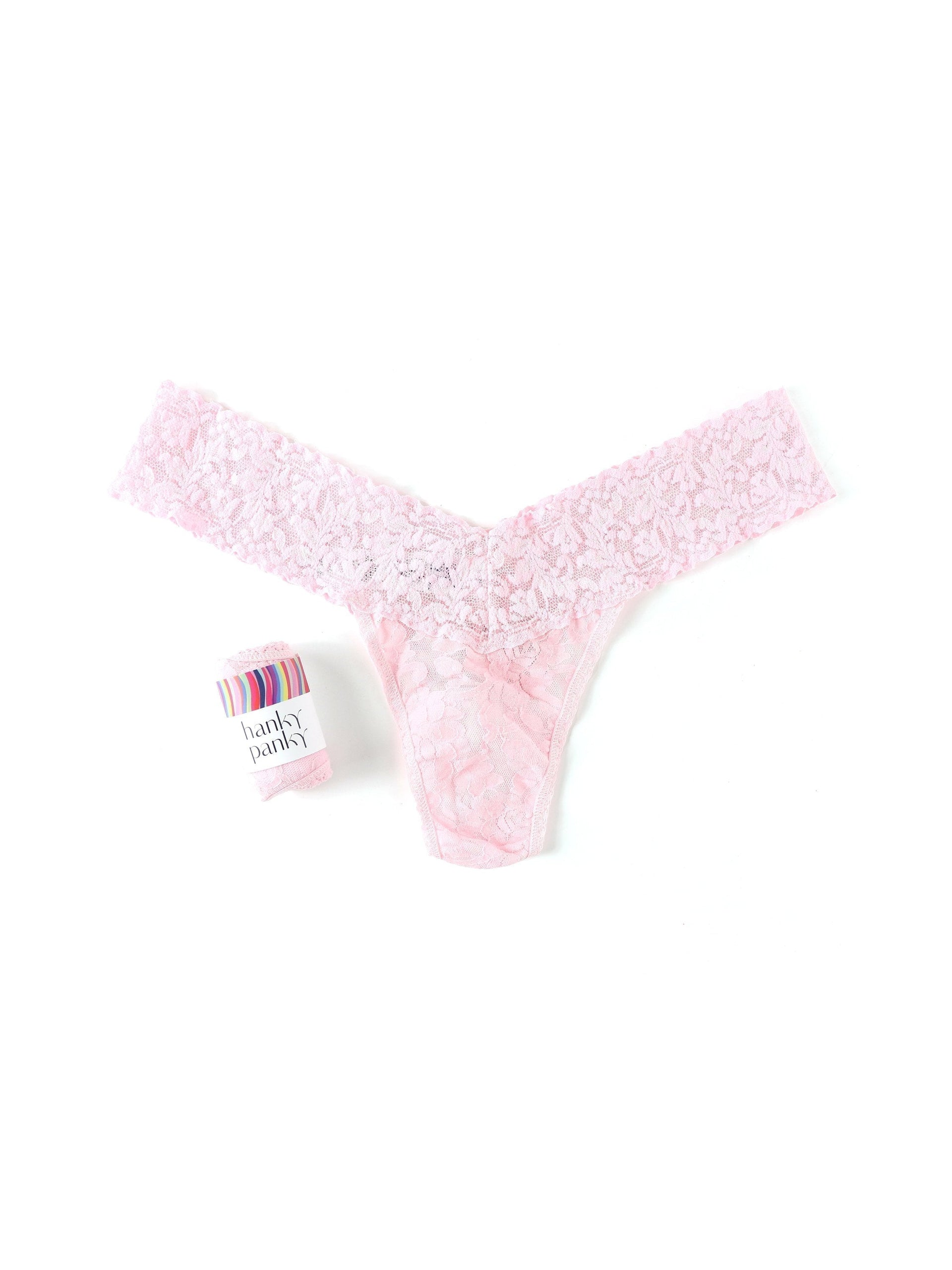 Hanky Panky Signature Lace Low Rise Printed Thong - O/S / Walk OnThe Wild Side