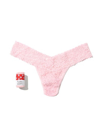 4911® Signature Lace® Low Rise Thong Candy Heart Bliss Pink Sale