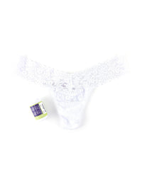 Signature Lace Low Rise Thong-WHITE-Hanky Panky