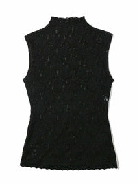 Signature Lace® Mock Neck Top Black Sale