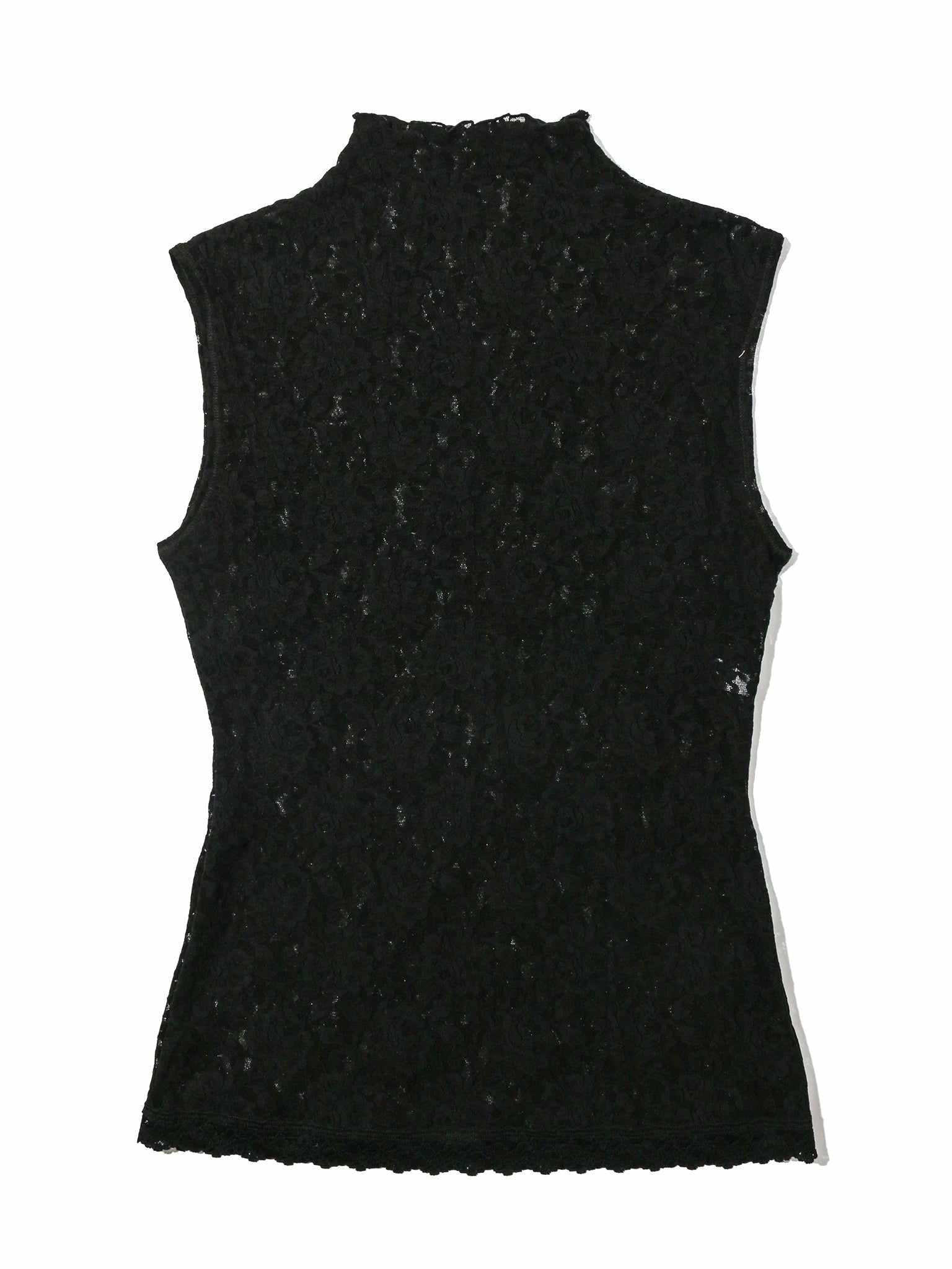 Signature Lace® Mock Neck Top Black Sale