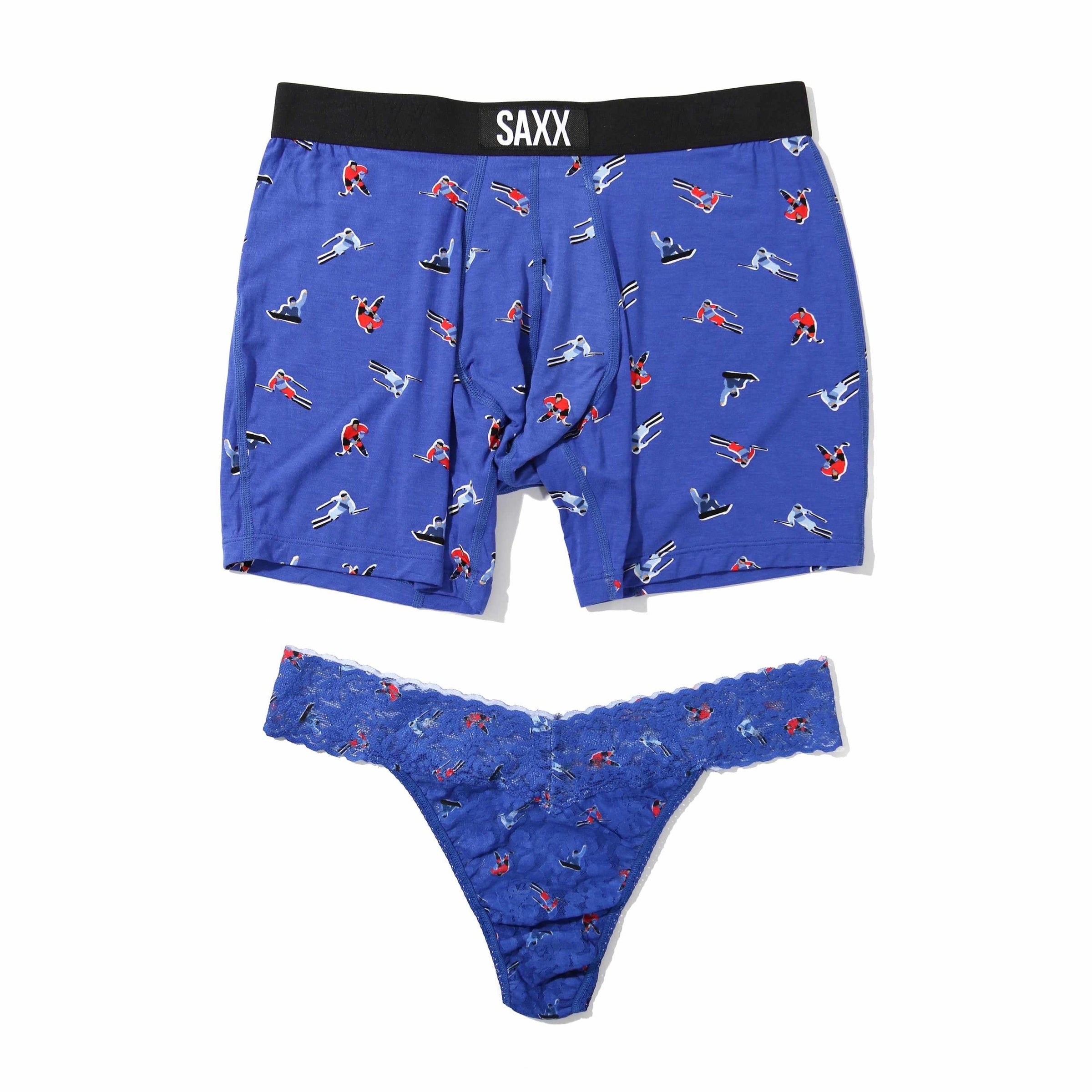 Signature Lace® Original Rise Thong And Saxx Super Soft Vibe Boxer Brief