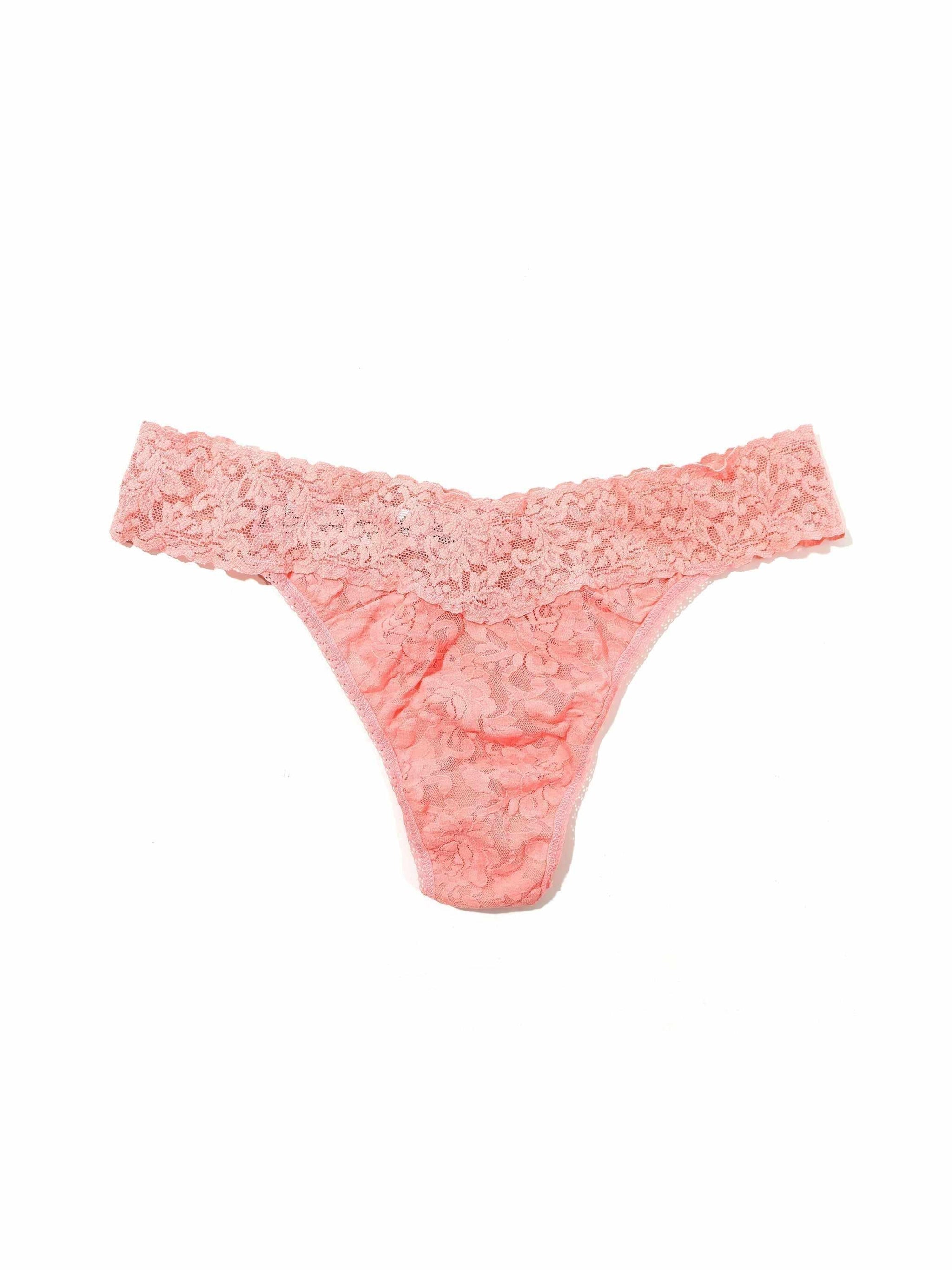 Signature Lace® Original Rise Thong Ballet Pink
