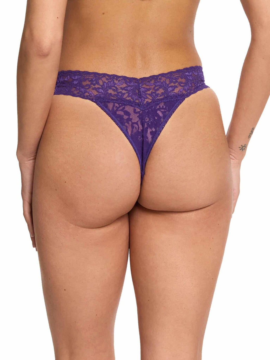 Signature Lace® Original Rise Thong Snow Day Purple - Black Friday Sale