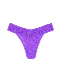 Signature Lace Original Rise Thong Vivid Violet Purple