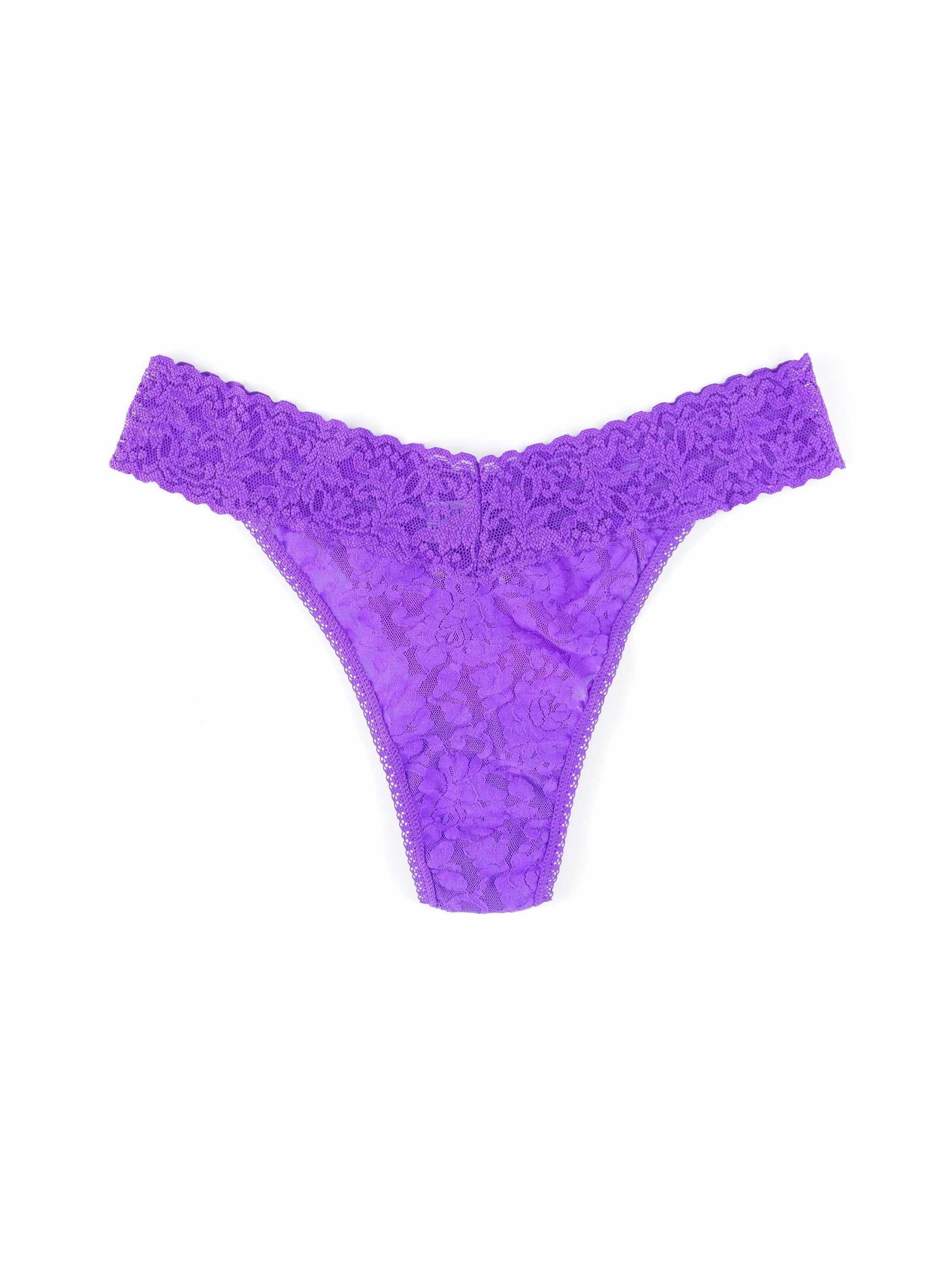 Signature Lace® Original Rise Thong Vivid Violet Purple