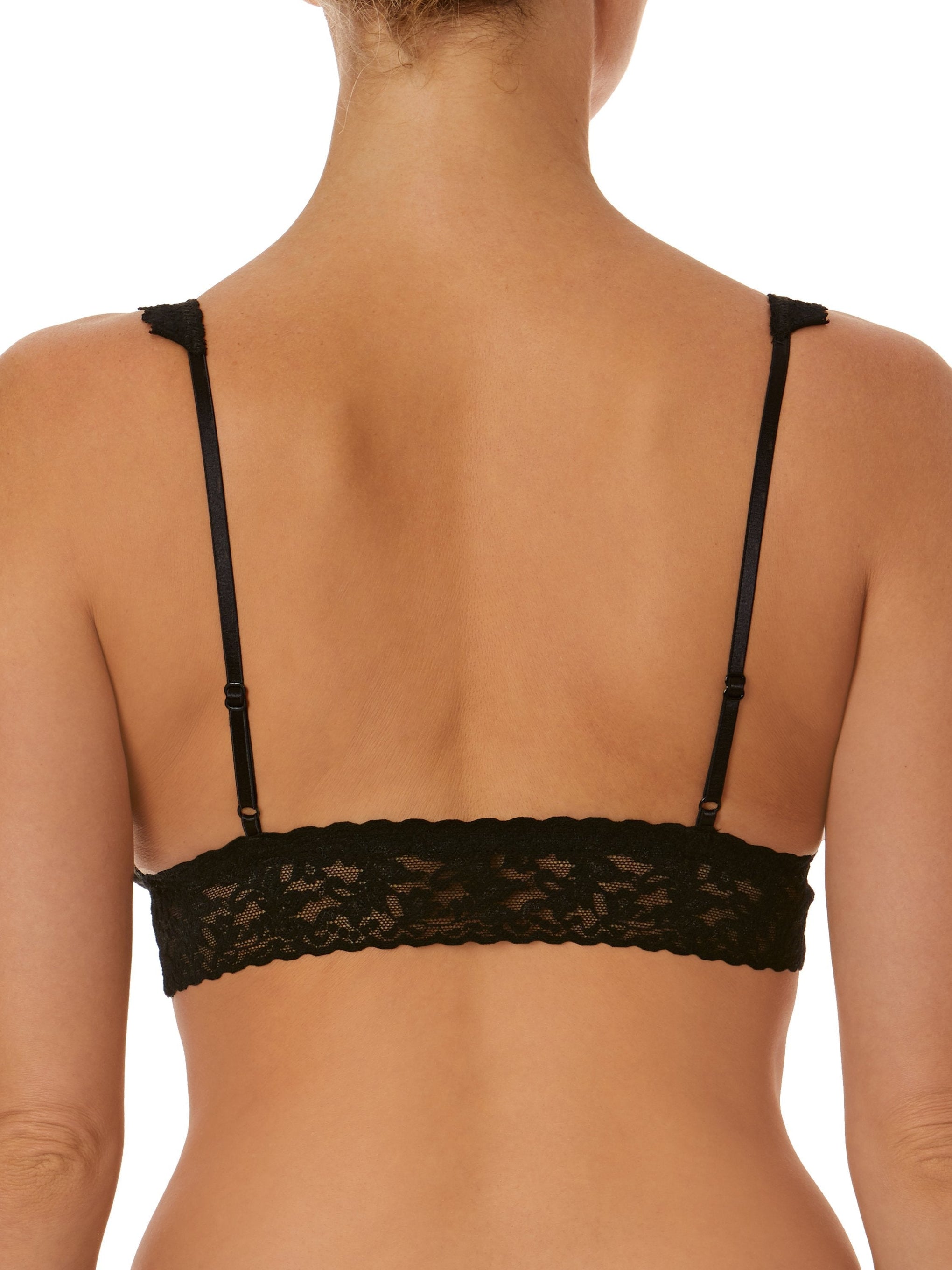 hanky panky Women's After Midnight Open Bralette, Black, S at   Women's Clothing store: Adult Exotic Bras