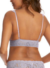 Signature Lace Padded Crossover Bralette Steel Grey Sale