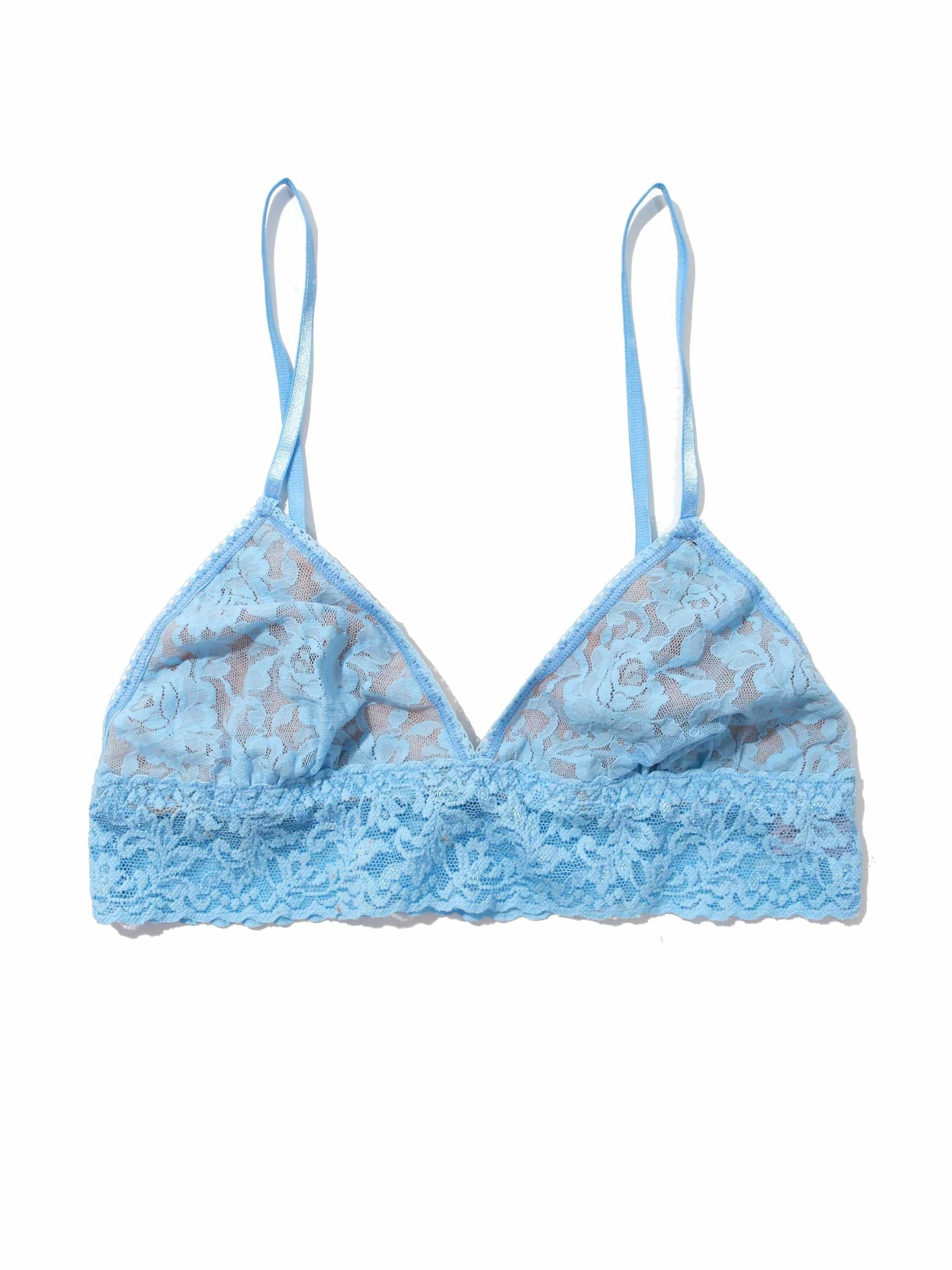 Signature Lace® Padded Triangle Bralette Partly Cloudy Blue