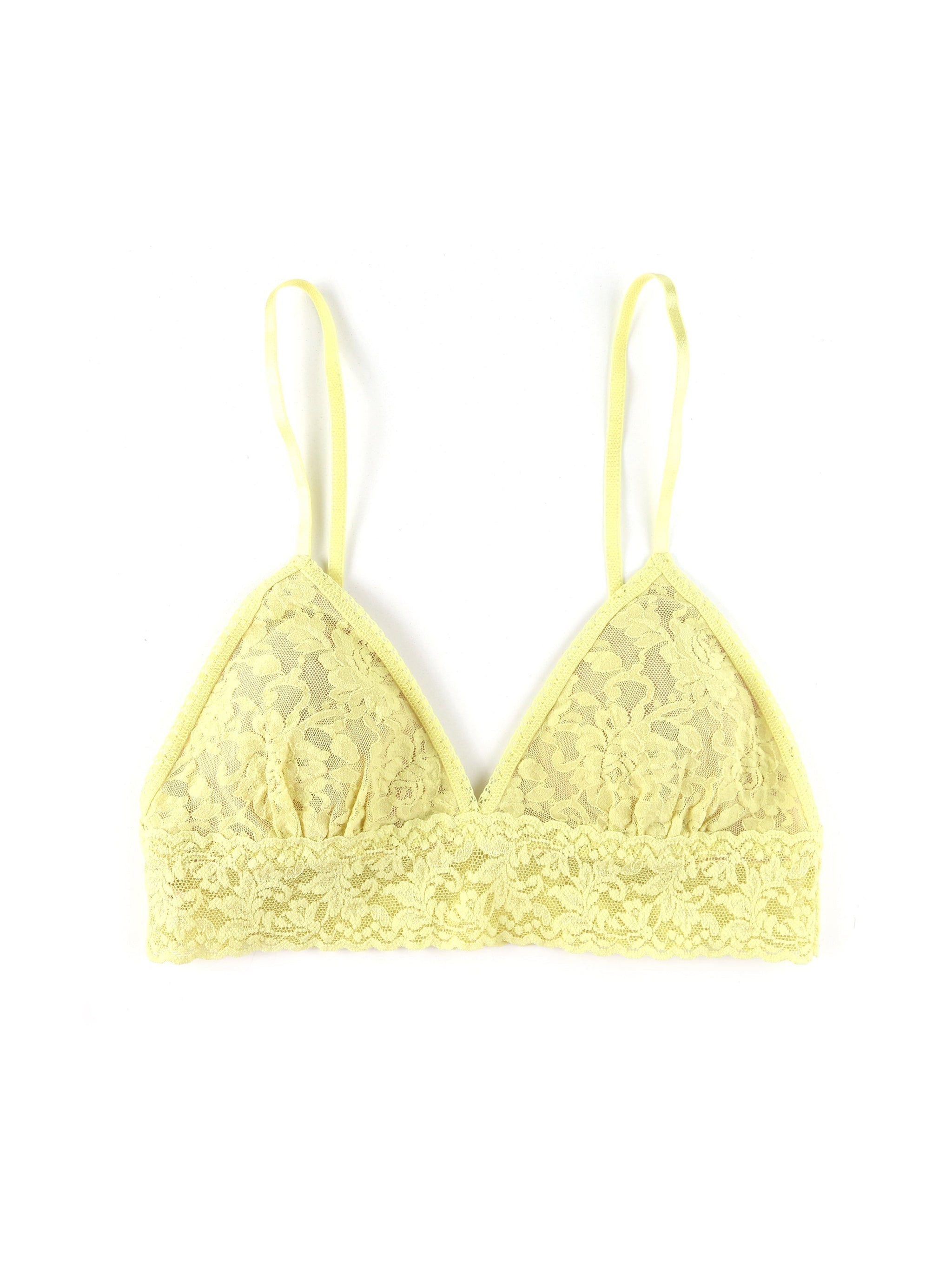 Signature Lace Padded Triangle Bralette Smile More Sale
