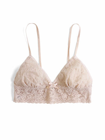 Chai Signature Lace® Triangle Bralette - Flat Lay Front View | Hanky Panky