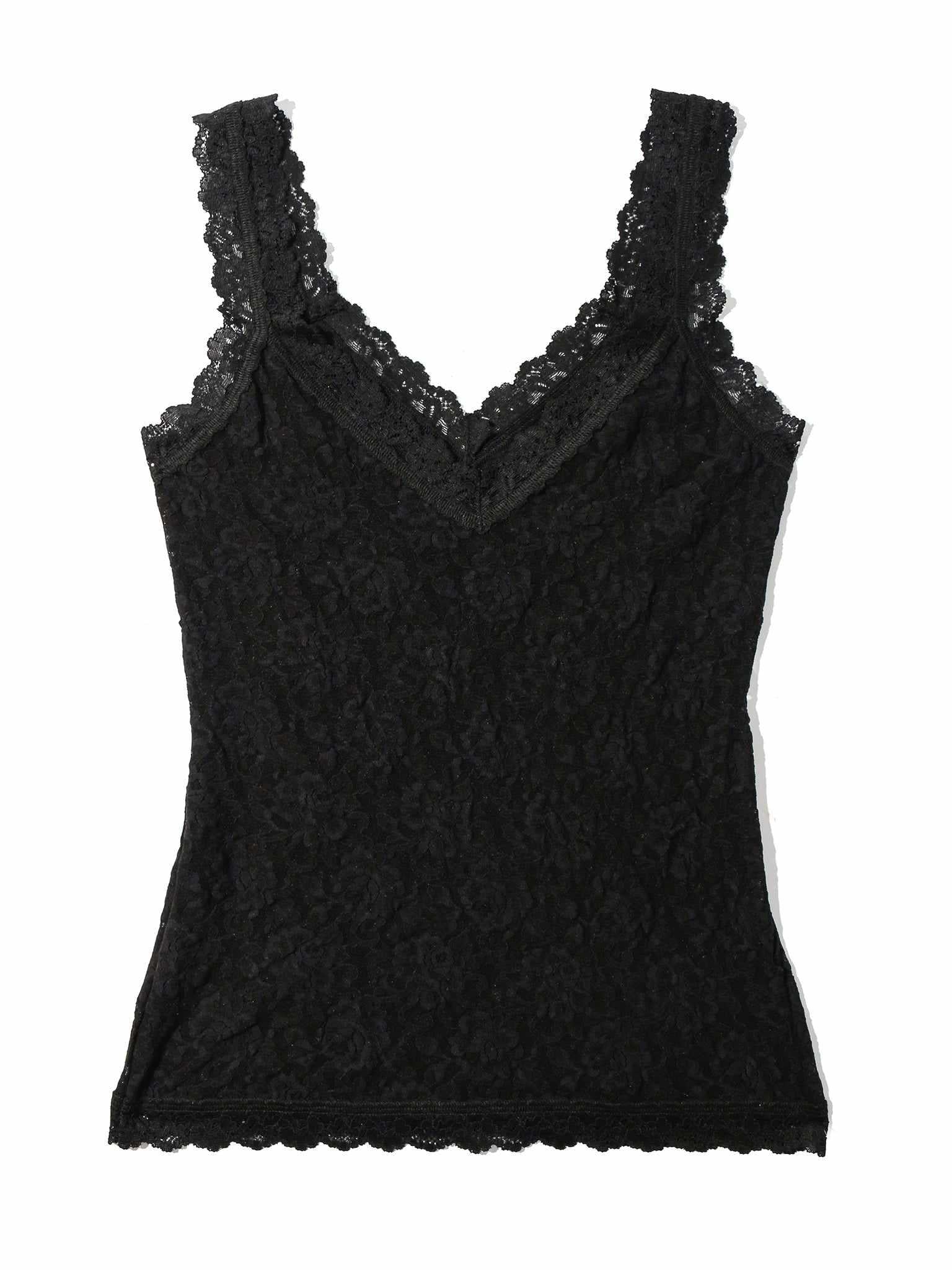 Signature Lace® V Neck Unlined Cami Black Sale | Hanky Panky