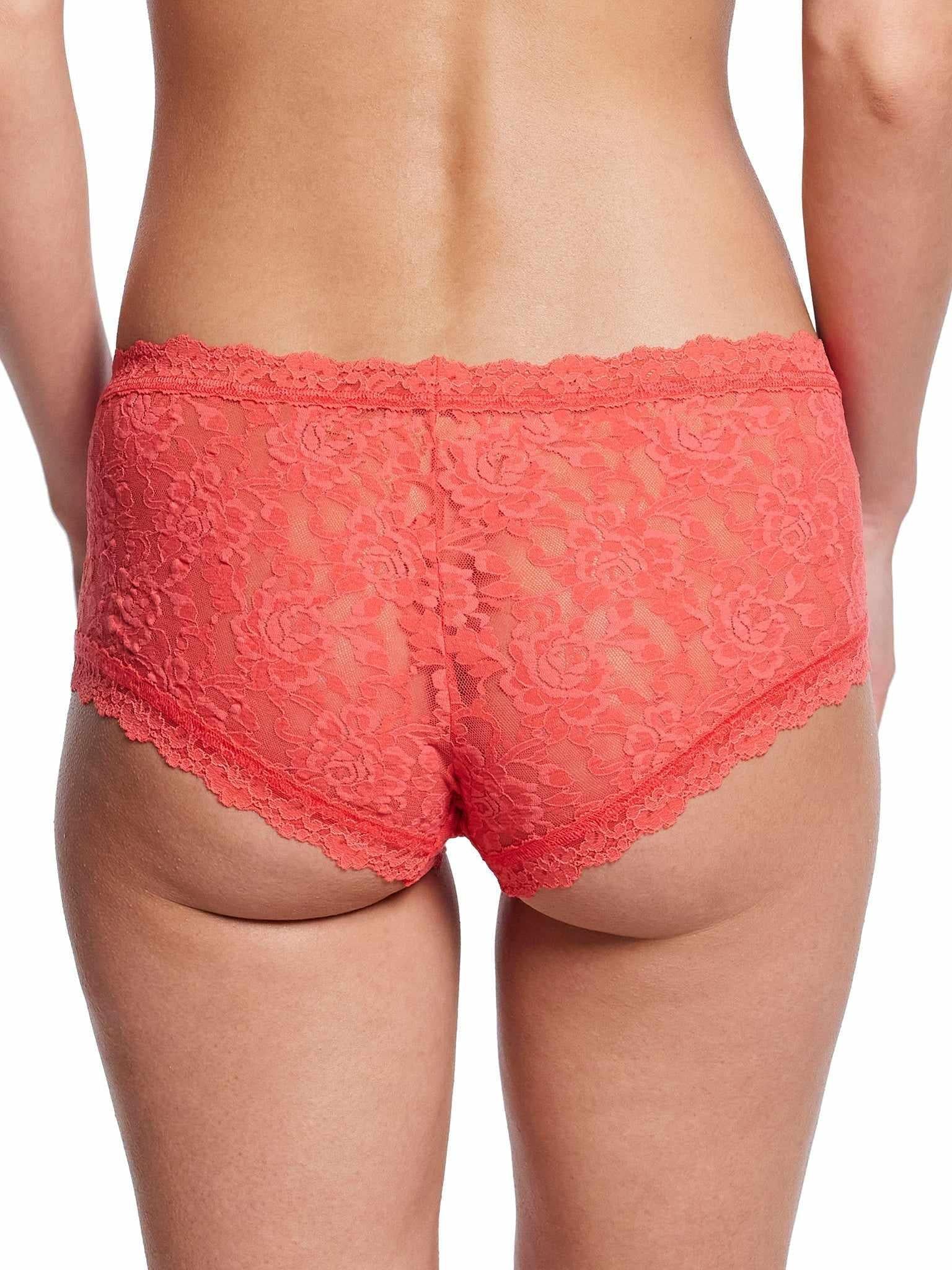 Signature Lace® Boyshort Hibiscus Bloom Pink - 2 for 1 Black Friday Sale