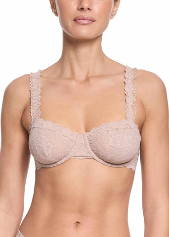 Chai Signature Lace® Balconette Bra - Front View On Model | Hanky Panky