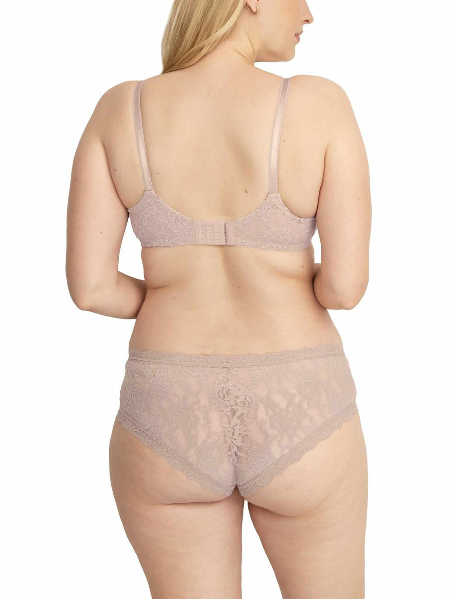 Chai Signature Lace® Balconette Bra - Back View with Lace Band, Extended Sizing | Hanky Panky
