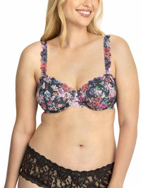 Signature Lace® Balconette Bra Dark Peonies Sale