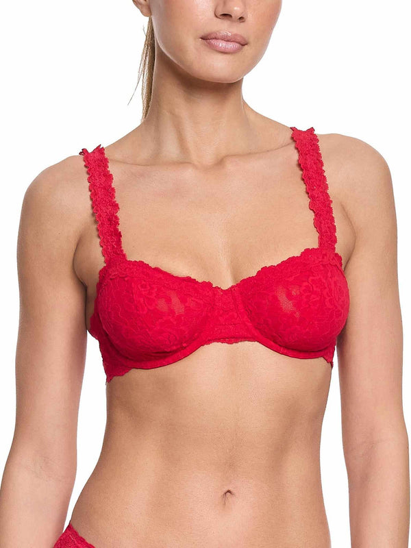 Signature Lace® Balconette Bra Red  Black Friday Sale