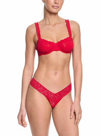 Signature Lace® Balconette Bra Red Sale