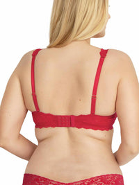 Signature Lace® Balconette Bra Red Sale
