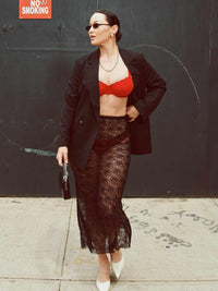 Signature Lace® Balconette Bra Red Sale