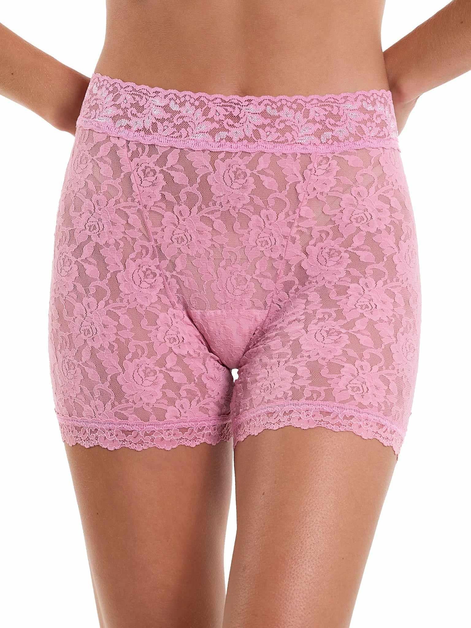 Signature Lace® Boxer Brief Tea Cake Pink Sale