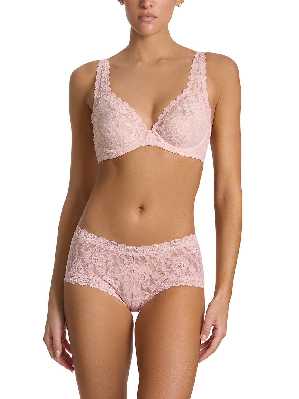 Signature Lace® Boyshort Blushing Rose