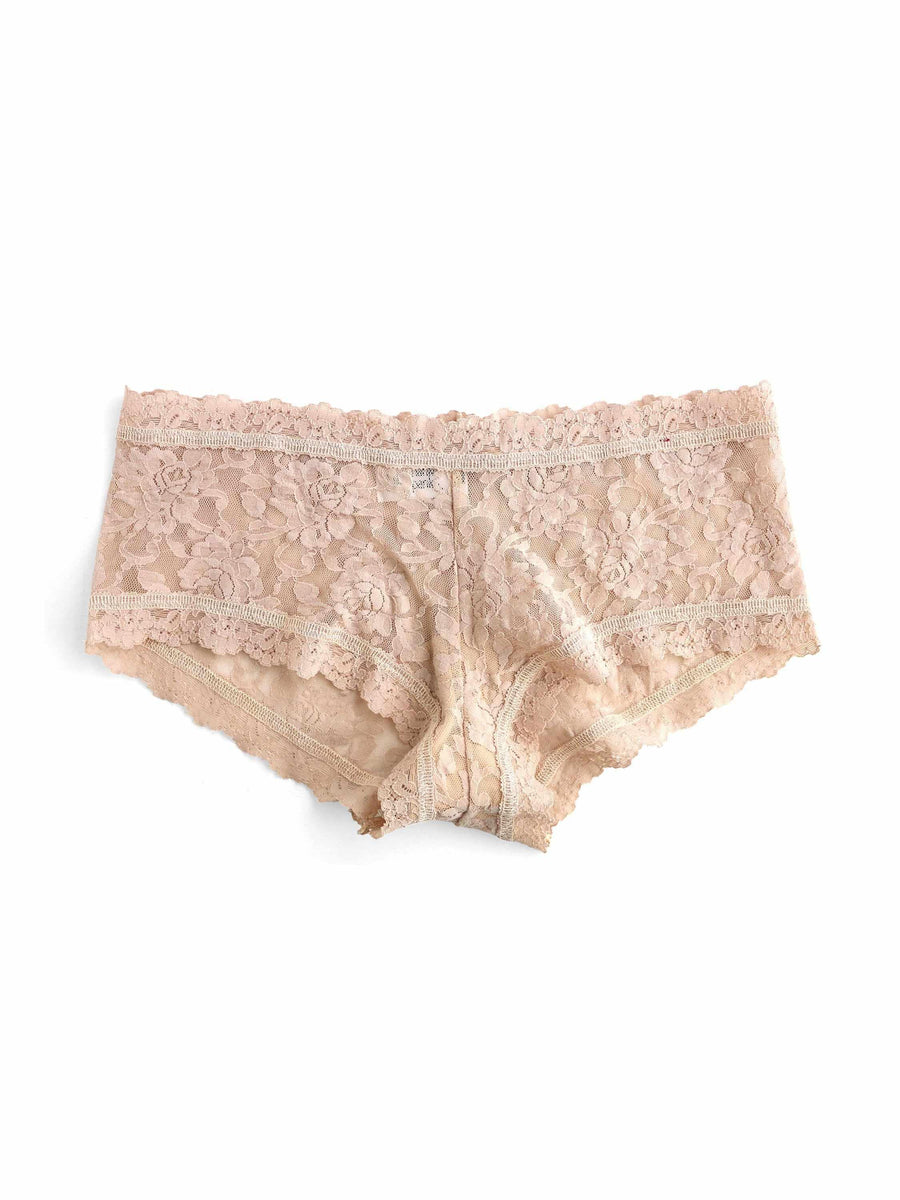 Chai Signature Lace® Boyshort - Flat Lay Back Detail | Hanky Panky