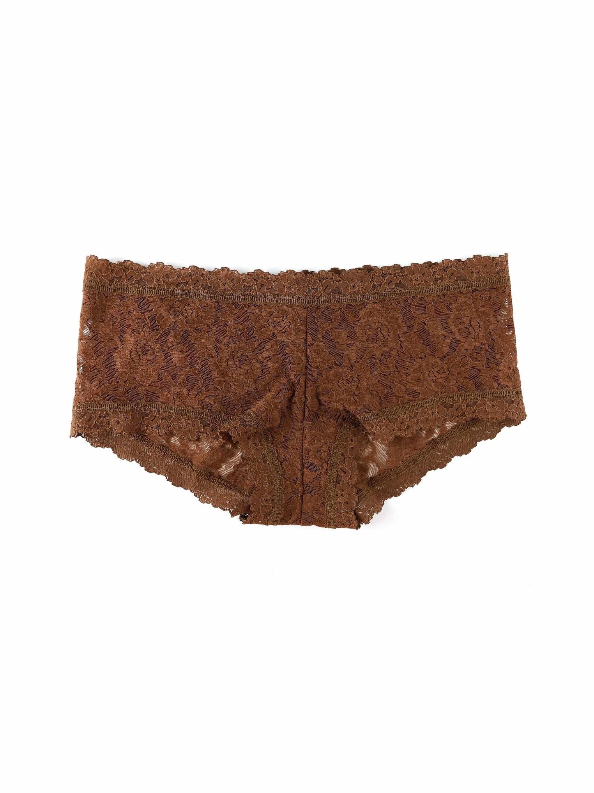 Signature Lace® Boyshort Macchiato Brown Sale